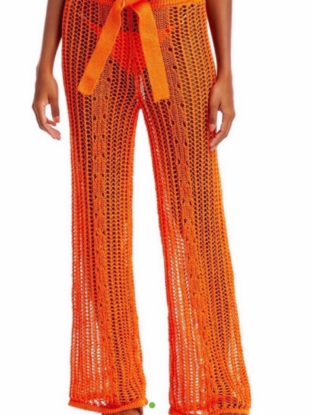 Patbo Orange cover up pants